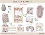 Cot Duvet Bedding Safari And All The Flowers Set