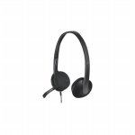 Logitech H340 Stereo USB Headset Black