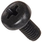 Steel Pan Head Machine Screw Black Oxide Finish Meets Din 7985 1 Phillips Drive M3-0.5 Thread Size 6 Mm Length Fully Threaded Im