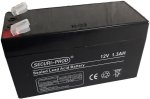 SECURI-PROD BA02-2 Sealed Lead Acid Sla 12V 1.3AH Battery