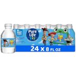 Pure Life Purified Bottled Water 24 Pack - Still Drinking Water Enhanced With Minerals For A Crisp Taste - 8 Fl Oz - Toy