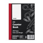 Pnp A4 288 Page Feint & Margin Counter Book