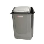 Contour 50L Rectangular Plastic Dust Bin Square Swing Lid Colour Options Pack Of 5