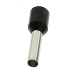 Bootlace Ferrule 25MM BLACK 50 WCV2250