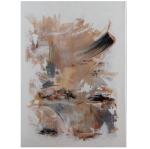 Abstract Beige And Grey Wall Art Canvas Print 600 X 900