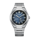 Zenshin 60 Automatic Blue Dial Super Titanium Men's Watch - Copper