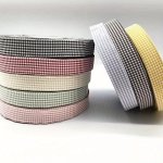5 Yards 25MM Plaid Polyester Ribbons For Christmas Valentine's Day Gift Wrapping Hair Bows Diy Handmade Crafts Decorations Jewel