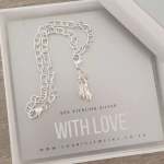 Ballet Bracelet Set 925 Sterling Silver Ballet Shoes Charm And Bracelet Adjustable Up To 19CM