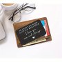 1PC Men's Aluminum Alloy Engraved Wallet Decoration Gift For Boyfriend Husband In Case You Need A Little Reminder I Love You Wallet Card Wedding