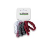 Hair Elastic Ring Tie 8 Pack With 4 Assorted Colours