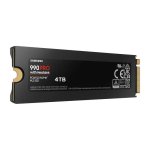 Samsung MZ-V9P4T0CW 990 Pro 4 Tb Nvme SSD W heatsink Read Speed Up To 7450 Mb s Write Speed To Up 6900 Mb s Random Read Up