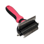 2 In 1 Professional Pet Grooming Tool - Pink