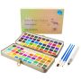100 Colours Watercolour Paint Set - Metallic Pearlescent