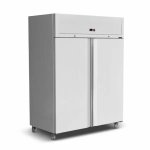 Commercial Kitchen Freezer - Double Door - S steel Chef& 039 S Depot