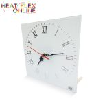 Sublimation Square Glass Clock With Numbers
