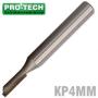 PRO-TECH Straight Bit - 4mm x 13mm - Single Flute - Metric - 1/4" Shank
