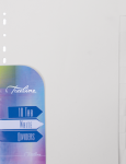 A4 10 Tab Board Divider White PKT-10