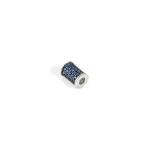 Seimia Spacer Tube With Blue Cubic Zirconia