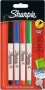 Sharpie Ultra-fine Permanent Markers On Card - Assorted 4 Pack