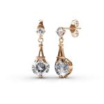 DESTINY Eiffel Tower Kate Earrings With Swarovski Crystals