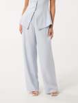 Kimberly Wide Leg Pants - 16 Sky Blue Co-ord