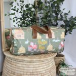 Travel Bag Hospital Bag Duffel Bag Farm Green Red Tractor