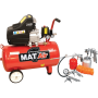 Matair Compressor 1.5KW/2HP 50L D/drive 5PCE Kit