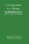 Sophoclea - Studies On The Text Of Sophocles   Hardcover