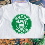 Hocus Pocus Starbucks Illustration T-Shirt