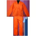 Red Conti Suit 2 Piece Poly Cotton