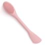 - 2-IN-1 Face Mask Brush With Applicator Spatula And Exfoliator Mint