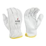 Radians Unisex Cut Resistant A6 Kamori White Grain Goatskin Driver White Size L