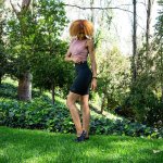 Sassy" High-waisted Scrunch Bum Shorts Black - Black XS