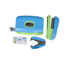 Rapid MINI Blue green Stapler F5 Hole Punch FC10 Each