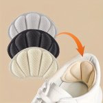 6 2 Pack Heel Cushion Pads For Shoes Self-adhesive Sponge Inserts For Sizing Reduction And Anti-blister Protection Thick Comfort