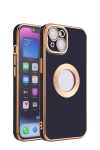 Luxury Silicone Electroplate Cd Pattern Gold Embossed Case For Iphone Magsafe-compatible 14 Pro Max