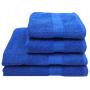 Eqyptian Collection Towel -440GSM -2 Hand Towels 2 Bath Sheets -royal Blue