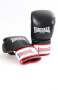 Mens Pro Spar Genuine Leather Training Gloves - Black-white-red - Black-white-red / 14OZ