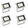 Festnight 4 Pack 10W LED Flood Light IP65 Waterproof Outdoor Super Bright Security Lights Work Daylight Cool White Landscape Wall Lights For Garden Garage