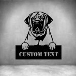 Boerboels With Custom Text - 450MM Rust Coat