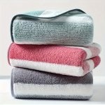 8PCS Striped Towels Set Quick Dry Absorbent Bathroom Towels 2 Bath Towels 2 Hand Towels 4 Washcloth Towels For Home Bathroom Hot
