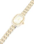 Mixed Metals Diamante Medium Oval Watch