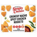 Rainbow Simply Chciken Crunchy Nacho Spicy Chicken Nuggets 400G