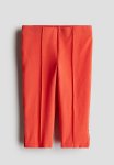 Jersey Capri Leggings - Red