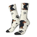 Dachshund And Paw Socks DPS1