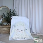 Fleece Blanket Boyish Rainbow Sheep
