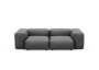 Two Module Sofa - Knit - Dark Grey - 230CM X 115CM