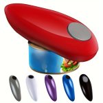 Electric Can Opener Automatic Hands-free Operation Uses 2 Aa Batteries Not Included Abs Material Smooth Edge Kitchen Opener Tool