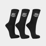 FILA 3 Pk Porter Tube Sock _ 181132 _ Black - L Black