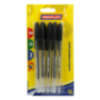 Black Medium Ballpoint Pens 1MM 10 Pack